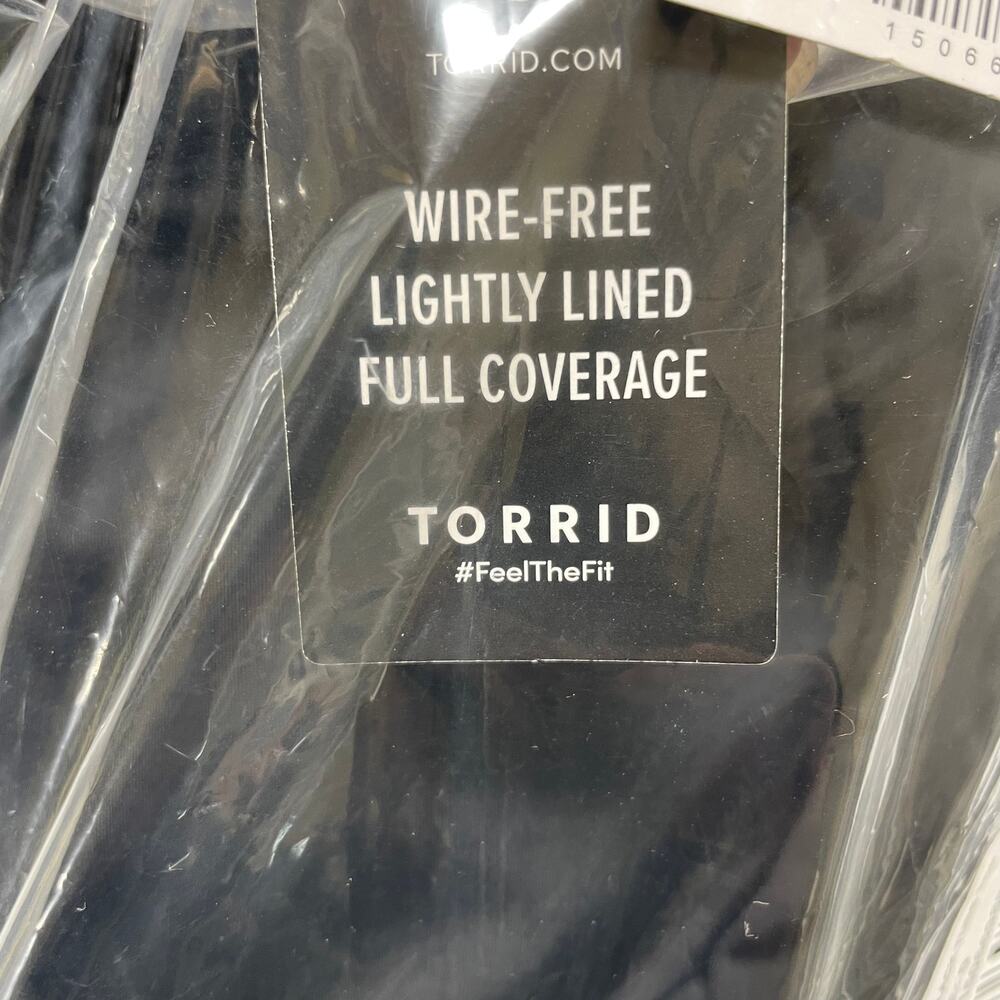 Torrid NWT Wireless Mid Removable Straps Swim Dress With Brief Black Size 0X - Picture 8 of 9